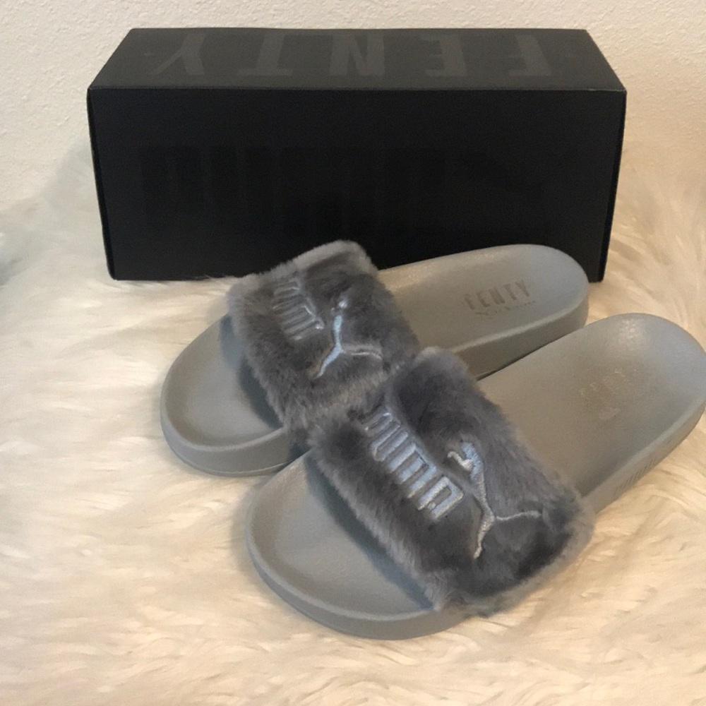 FENTY Puma Leadcat Slides - silver